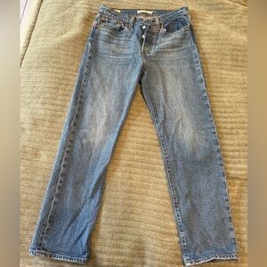 Classic Vintage Blue Denim Jeans